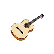 Angled front view of F10 ukulele thumb