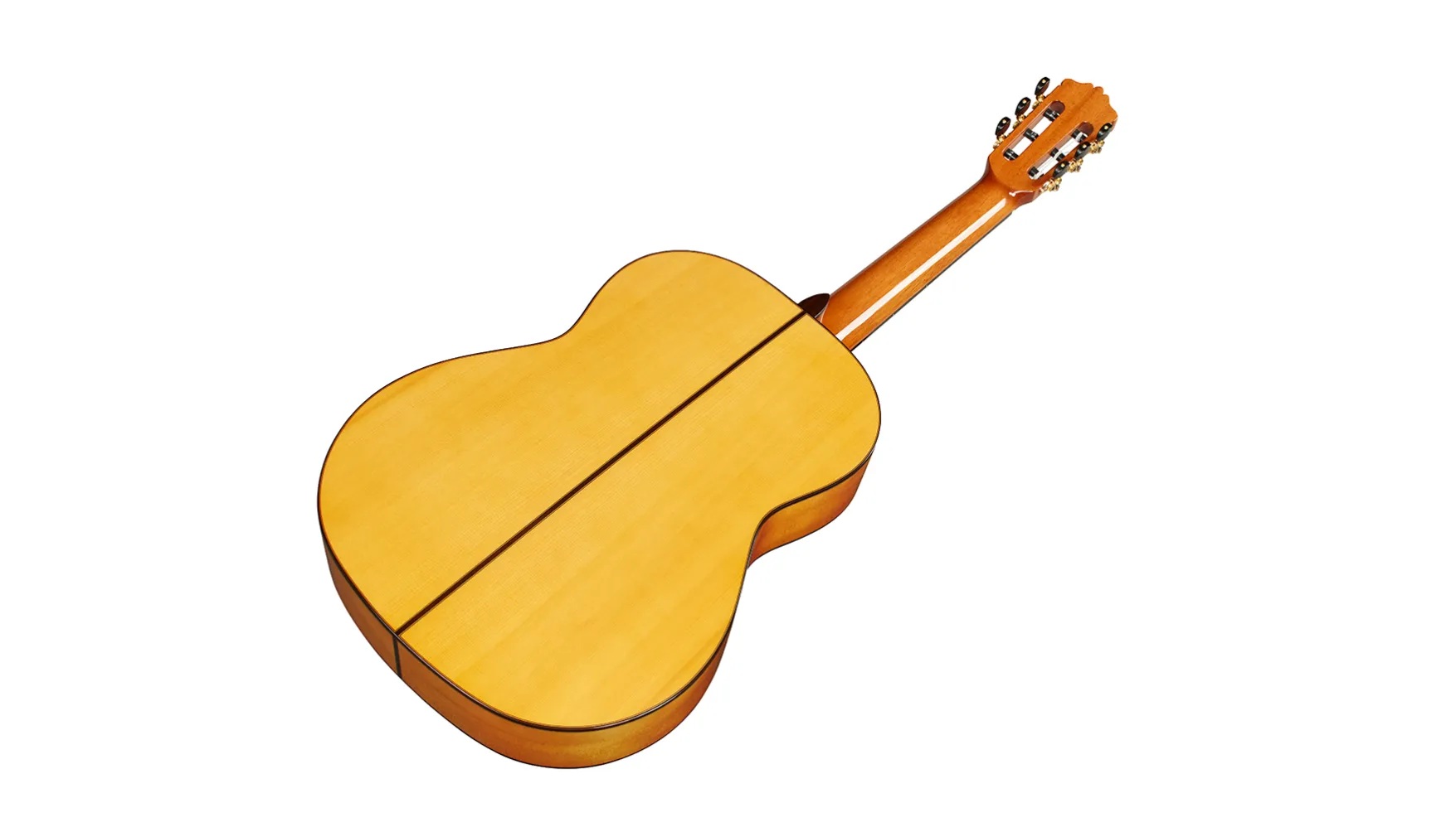 Angled back view of F10 ukulele
