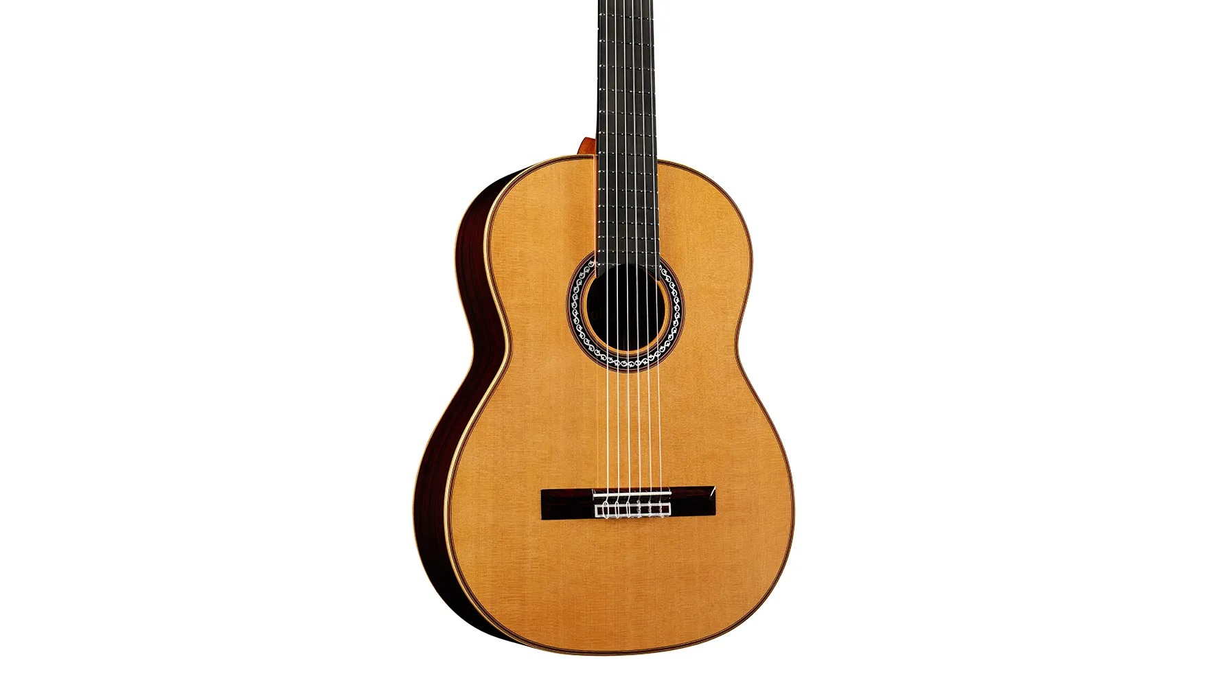 Close-up front body view of C12 CD ukulele