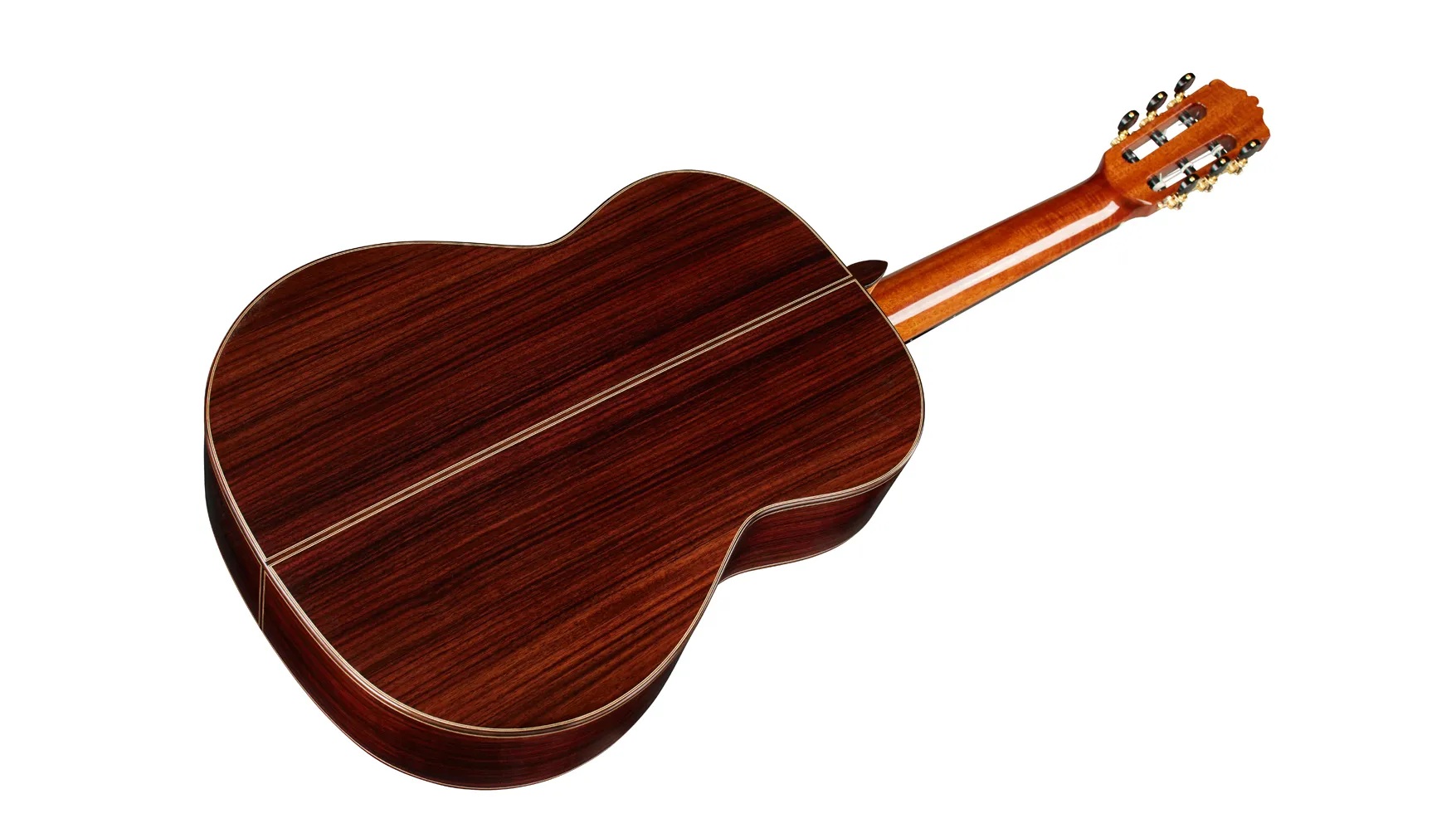 Angled back view of C10 SP ukulele