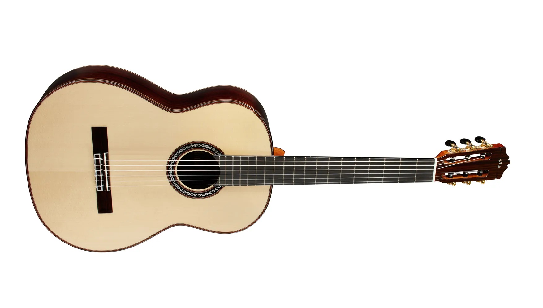 Horizontal side view of C10 SP ukulele