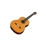 Angled front view of C10 CD ukulele thumb