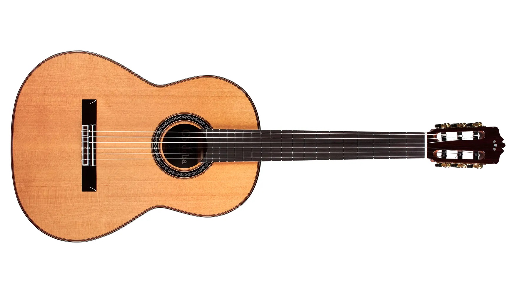 Horizontal front view of C9 Parlor ukulele