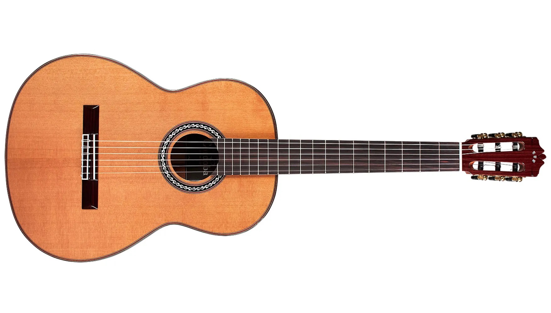 Horizontal front view of C9-CD ukulele