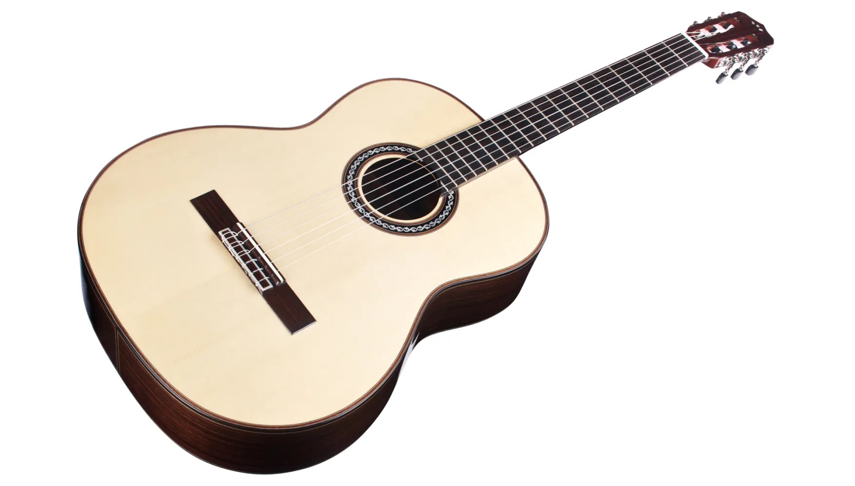 Angled front view of C10 Crossover ukulele