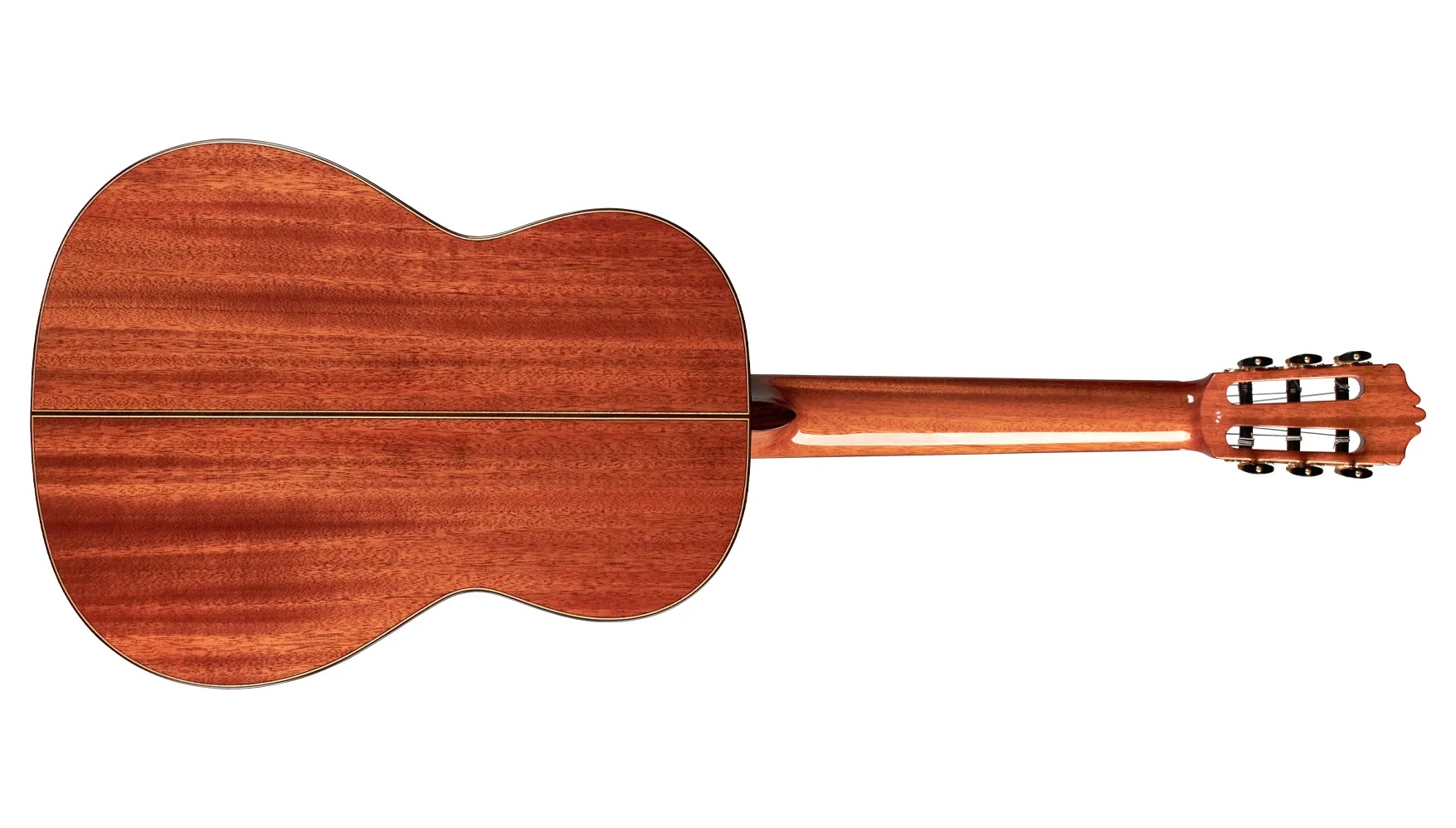 Horizontal back view of C9-CD ukulele