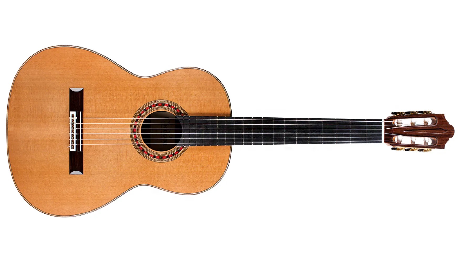 Horizontal front view of Friederich ukulele