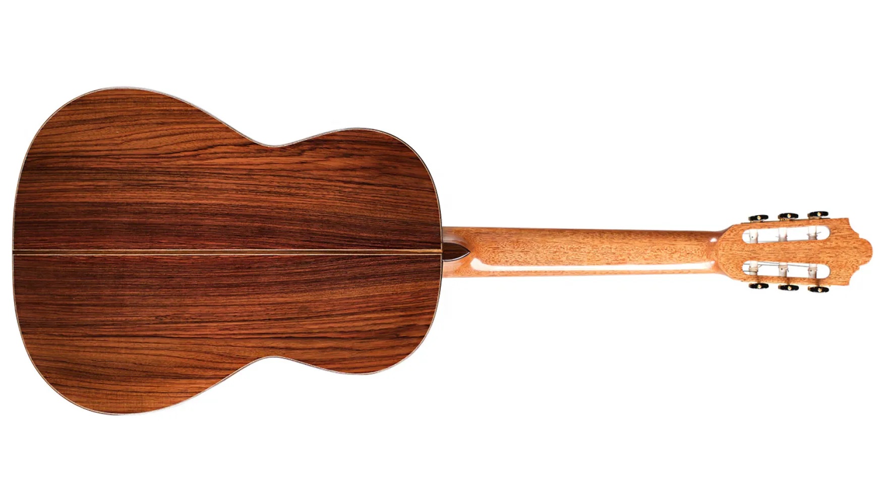 Horizontal back view of Friederich ukulele