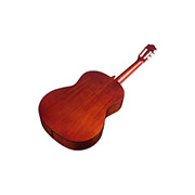 Angled back view of full-size Córdoba nylon string acoustic guitar thumb