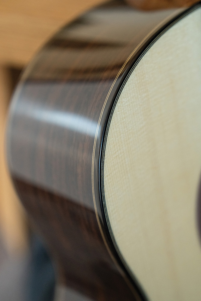 Back of the headstock of C7-SP
