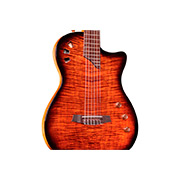 Close-up body view of Stage Edge Burst guitar thumb
