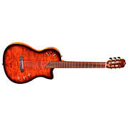 Horizontal side view of Stage Edge Burst guitar thumb