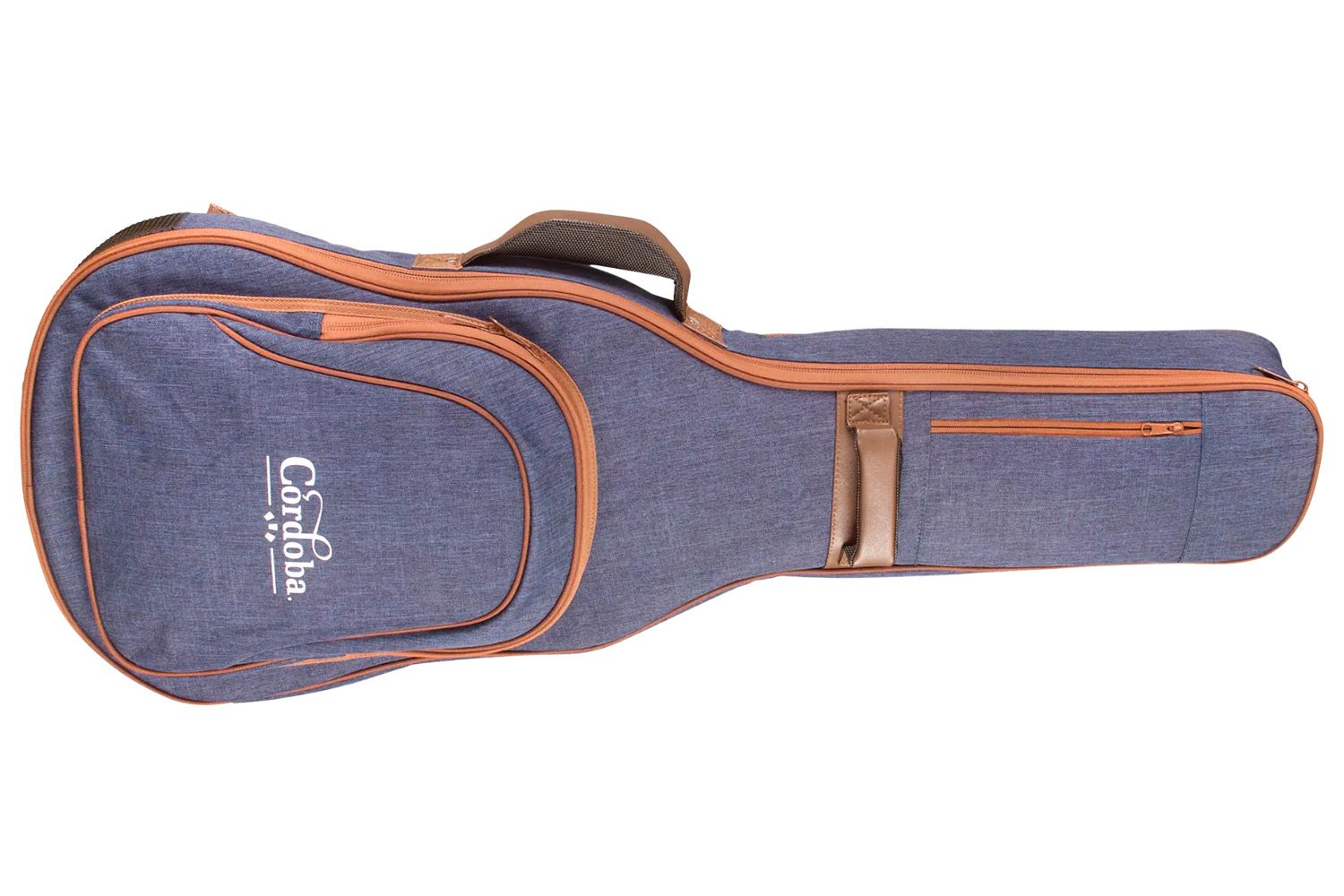 Front view of Stage Natural Amber guitar gig bag