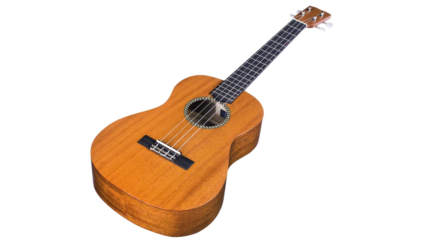 Angled front view of 20BM ukulele