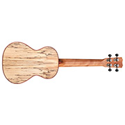 Horizontal back view of 24T Spruce ukulele thumb