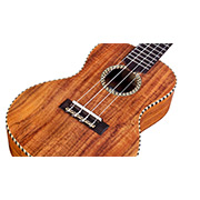 Close-up body view of 25C ukulele thumb