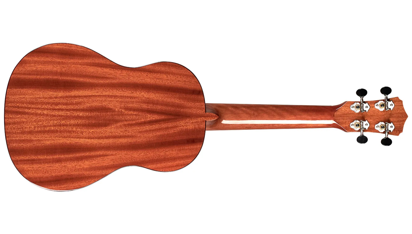 Horizontal back view of 30T ukulele