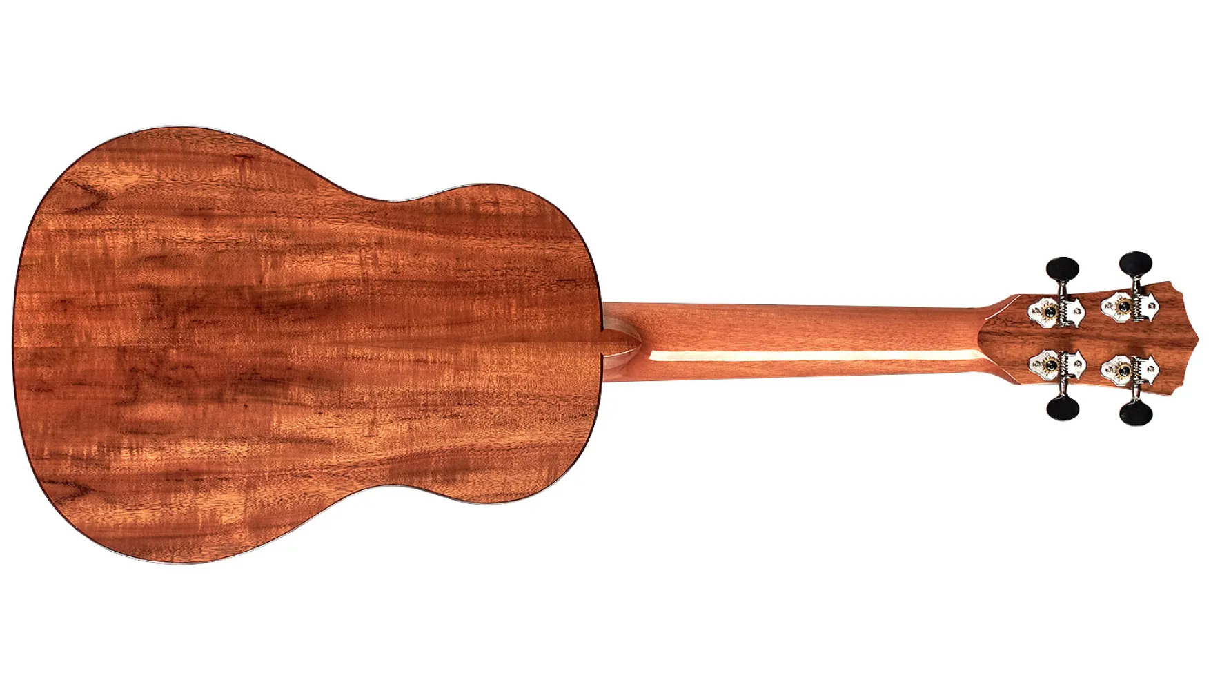 Horizontal back view of 35T ukulele