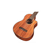 Angled front view of 35T-CE ukulele thumb