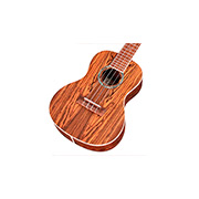Horizontal close-up body view of 15CB ukulele thumb