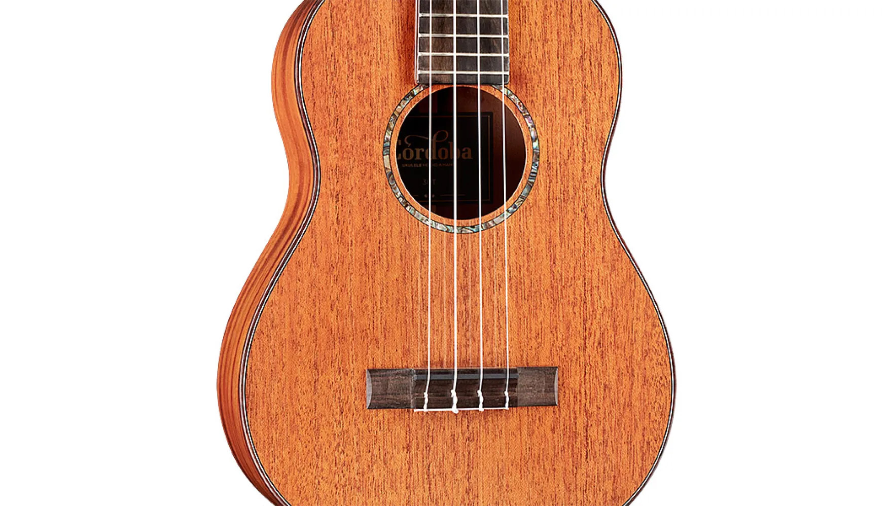 Close-up body view of 30T ukulele