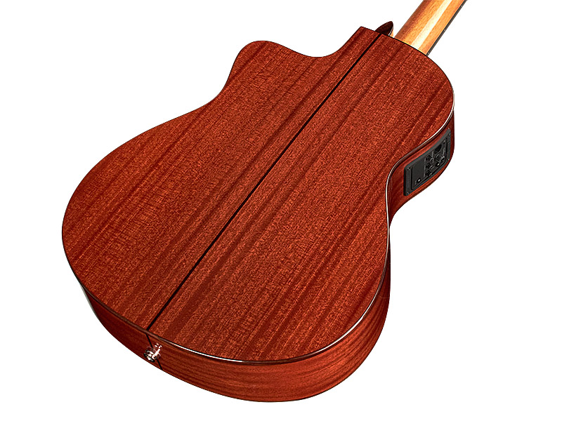 Angled close-up back body view of Fusion 12 Natural CD