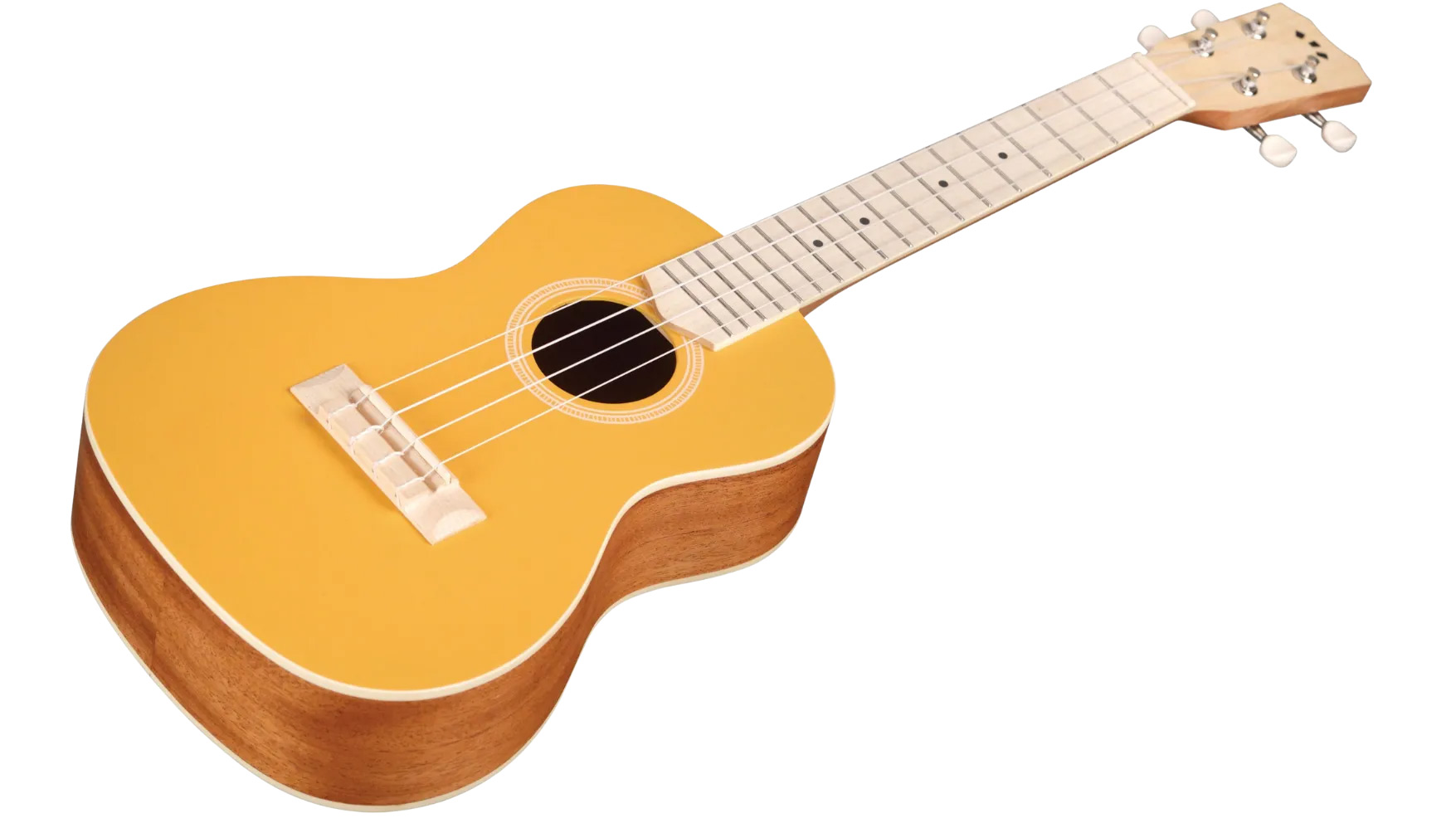 Angled front view of 15CM Matiz Mango ukulele