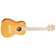 Horizontal side view of 15CM Matiz Mango ukulele thumb