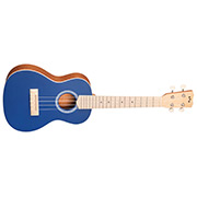 Horizontal side view of 15CM Matiz Classic Blue ukulele thumb