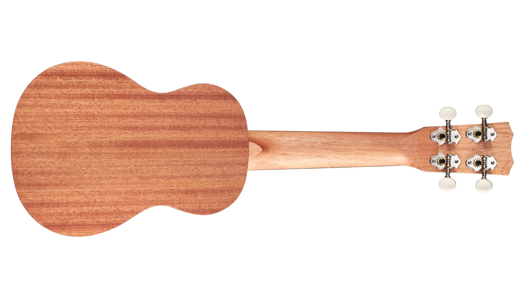 Horizontal back view of Ukulele Player Pack S ukulele