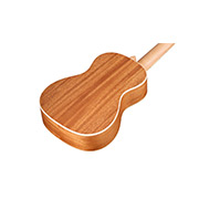 Angled back view of 15CM Matiz Chili Red ukulele thumb