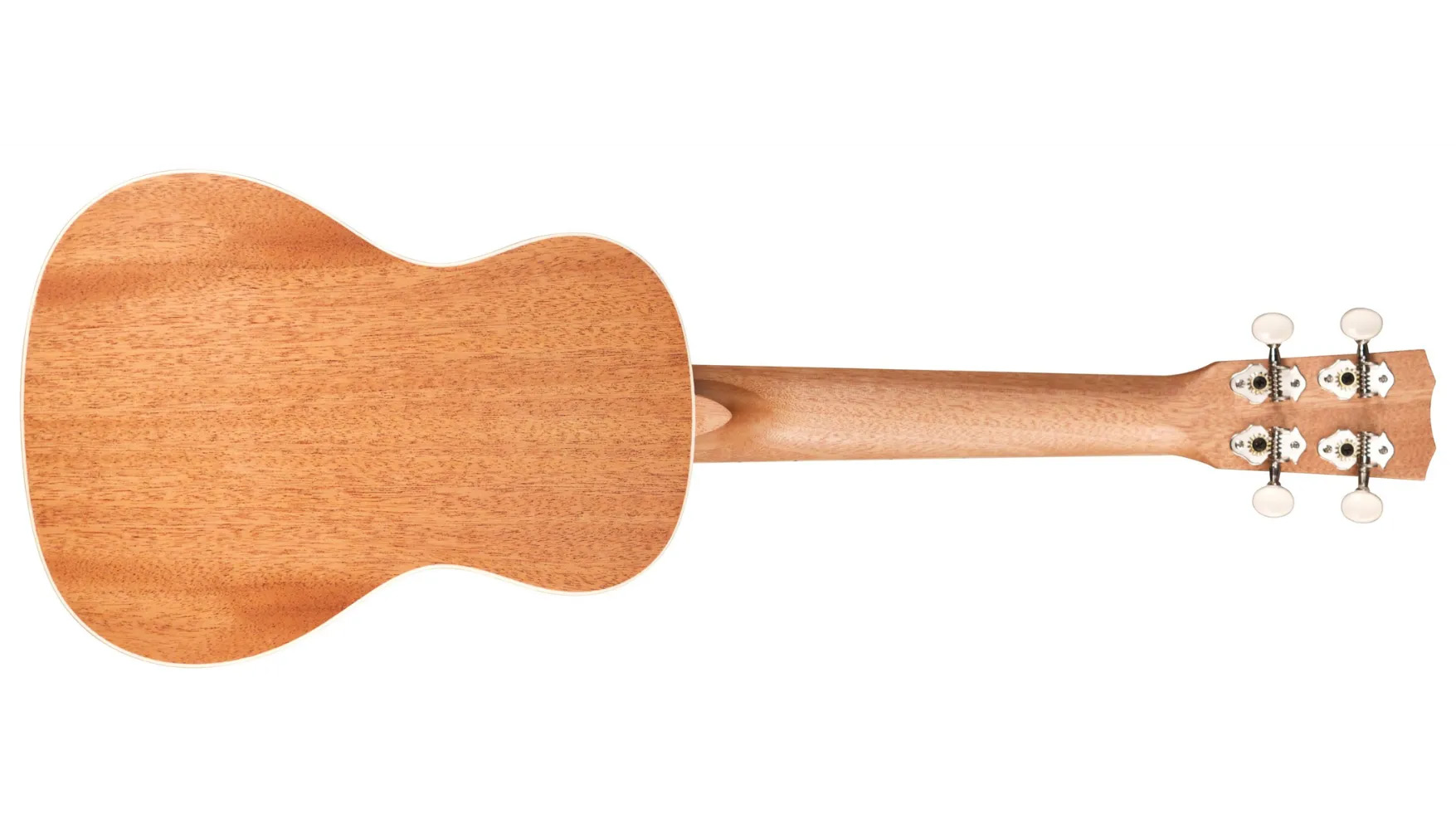 Horizontal back view of 15CM Matiz Mint ukulele
