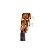Close-up view of 15Tb-E ukulele headstock thumb