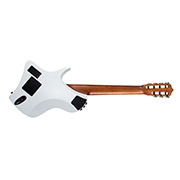 Horizontal back view of Abasi 7 White Burst guitar thumb