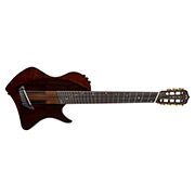 Horizontal front view of Abasi Stage 7 Ziricote guitar thumb