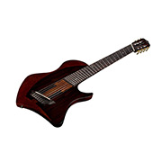 Angled front view of Abasi Stage 7 Ziricote guitar thumb