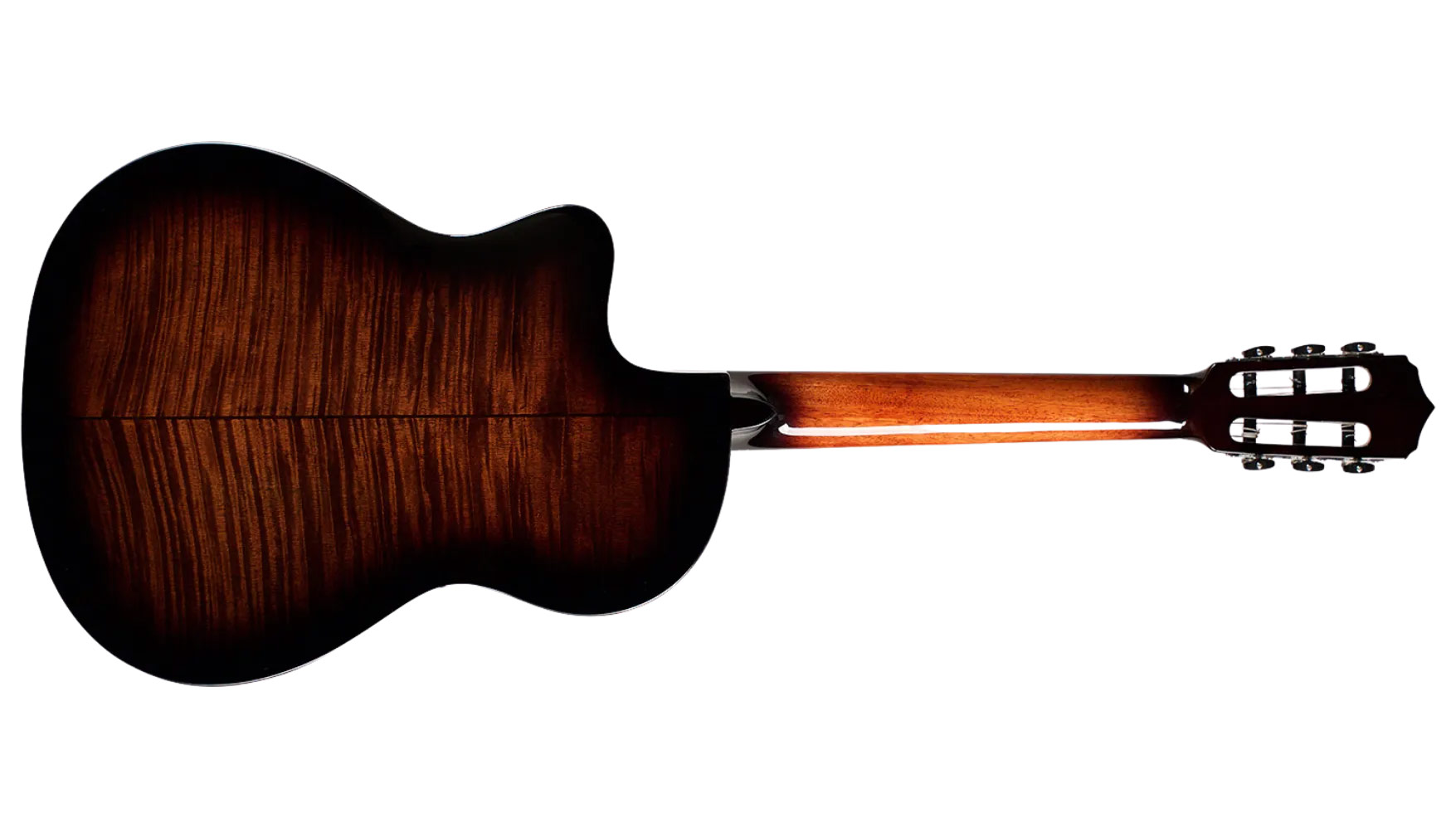 Horizontal back view of Fusion 5 Sonata Burst