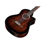 Angled front view of Fusion 5 Sonata Burst thumb