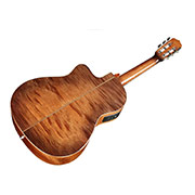 Angled back view of Fusion 12 Cinnamon Burst thumb