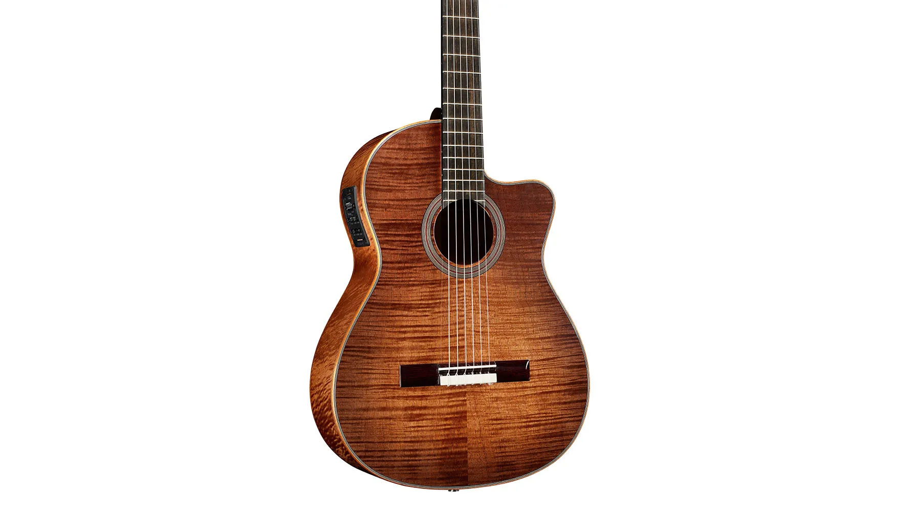 Vertical close-up body view of Fusion 12 Cinnamon Burst