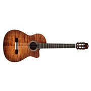 Horizontal front view of Fusion 12 Cinnamon Burst thumb