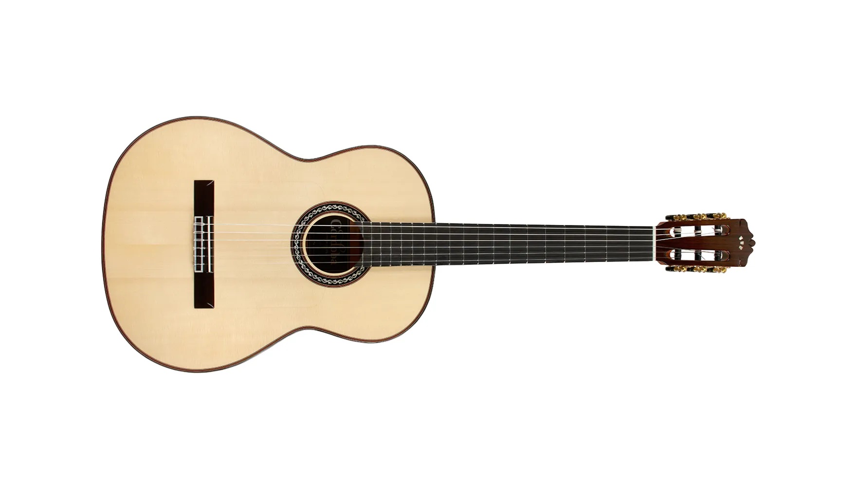 Horizontal front view of F10 ukulele