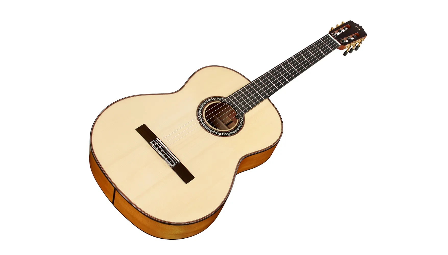 Angled front view of F10 ukulele