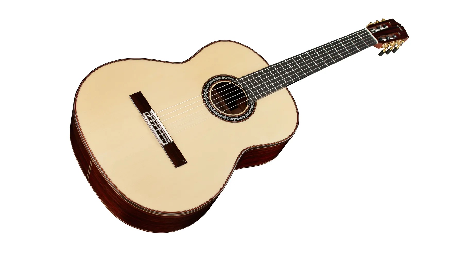 Angled front view of C10 SP ukulele