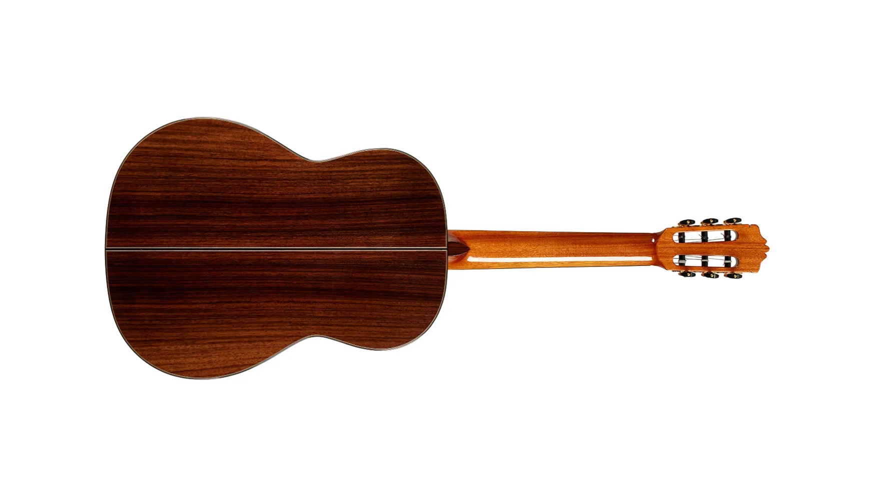 Horizontal back view of C10 CD ukulele