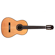Horizontal front view of C9 Parlor ukulele thumb