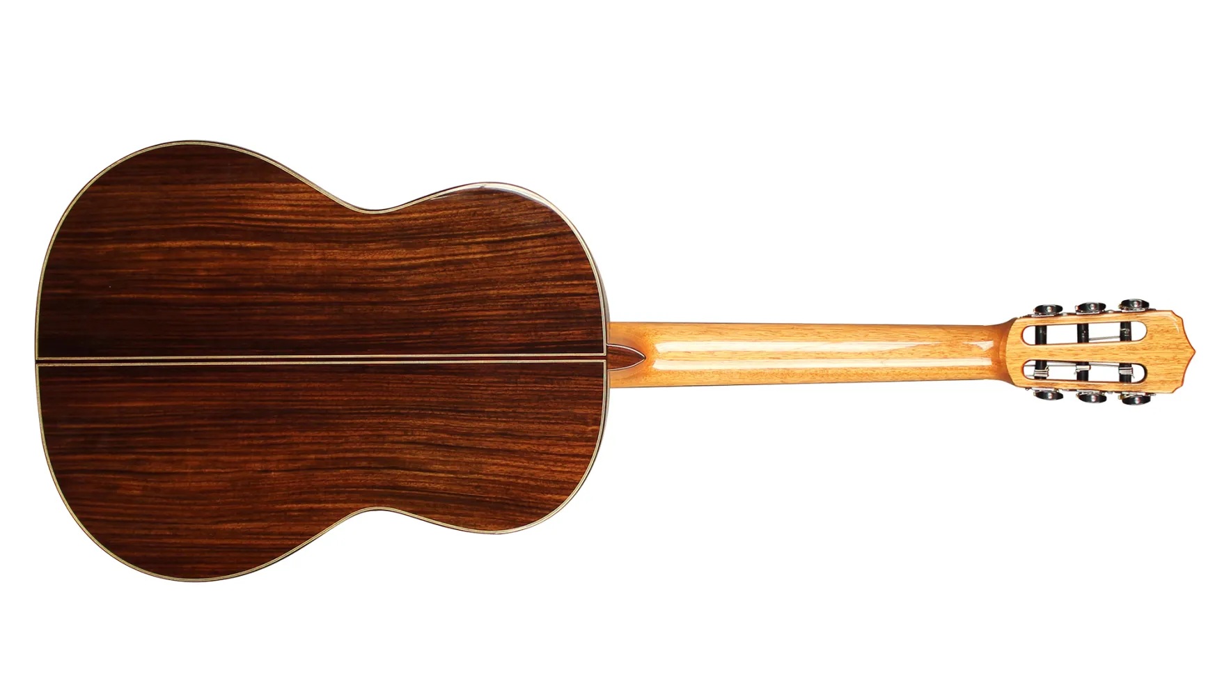 Horizontal back view of C10 Crossover ukulele