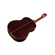 Angled back view of C10 Crossover ukulele thumb