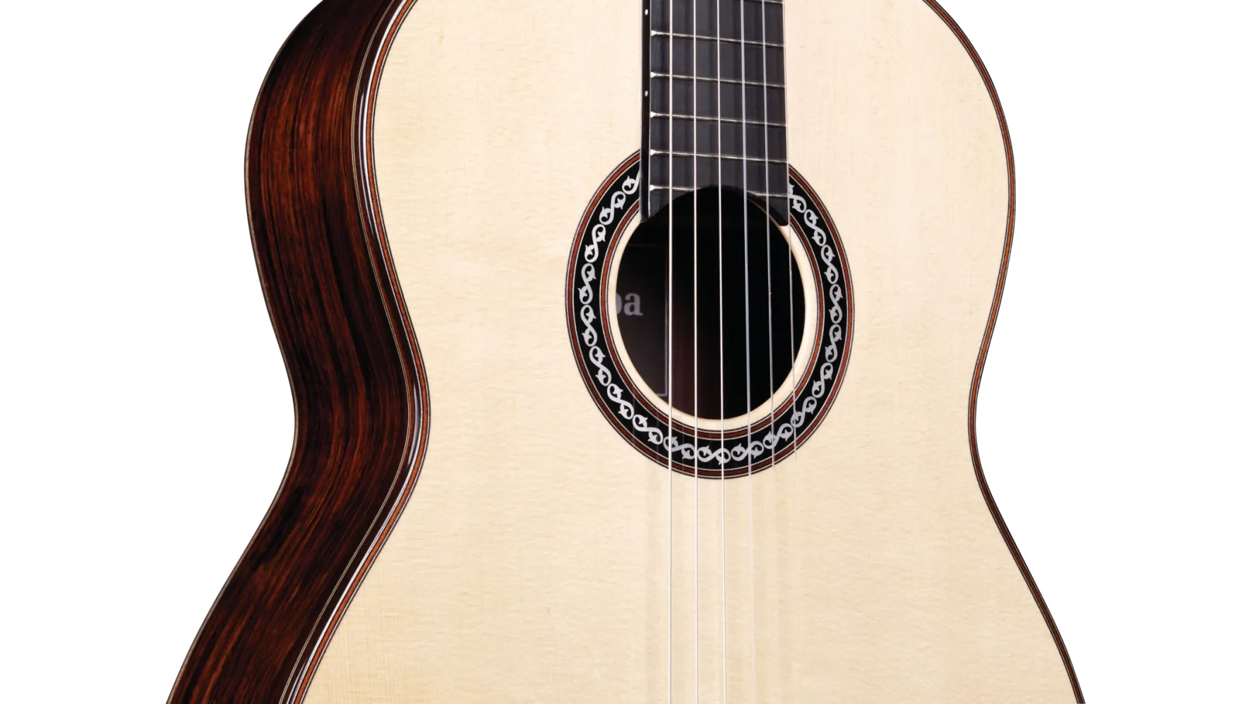 Close-up body view of C10 Crossover ukulele