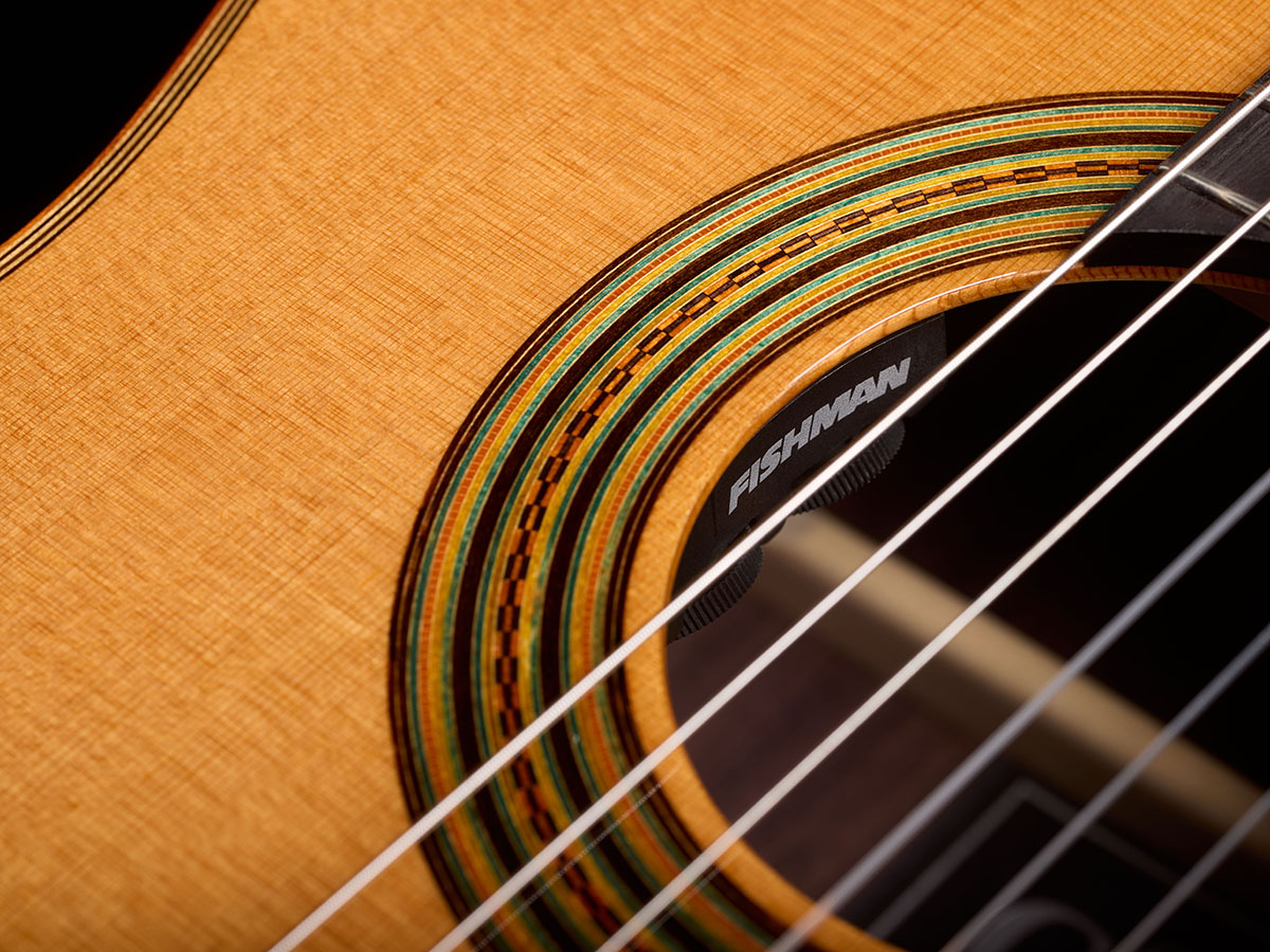 Close-up of Córdoba Stage Artist Traditional showcasing the Stage pickup system